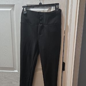 Shosho Black High-Waisted Pants